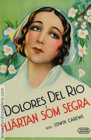 Hjärtan som segra 1929 poster Dolores del Rio