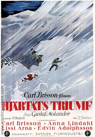 Hjärtats triumf 1929 poster Carl Brisson