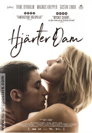 Hjärter dam 2019 poster Trine Dyrholm Gustav Lindh Magnus Krepper Danmark