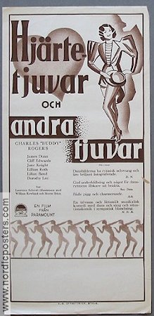 Hjärtetjuvar och andra tjuvar 1934 poster Charles Rogers