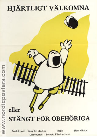 Hjärtligt välkomna 1964 poster Arina Alejnikova Elem Klimov Ryssland