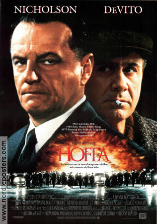 Hoffa 1992 poster Jack Nicholson Armand Assante Danny de Vito Maffia