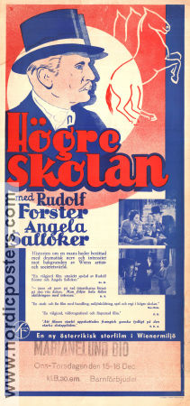 Högre skolan 1934 poster Rudolf Forster Angela Salloker Erich Engel Skola Filmen från: Austria