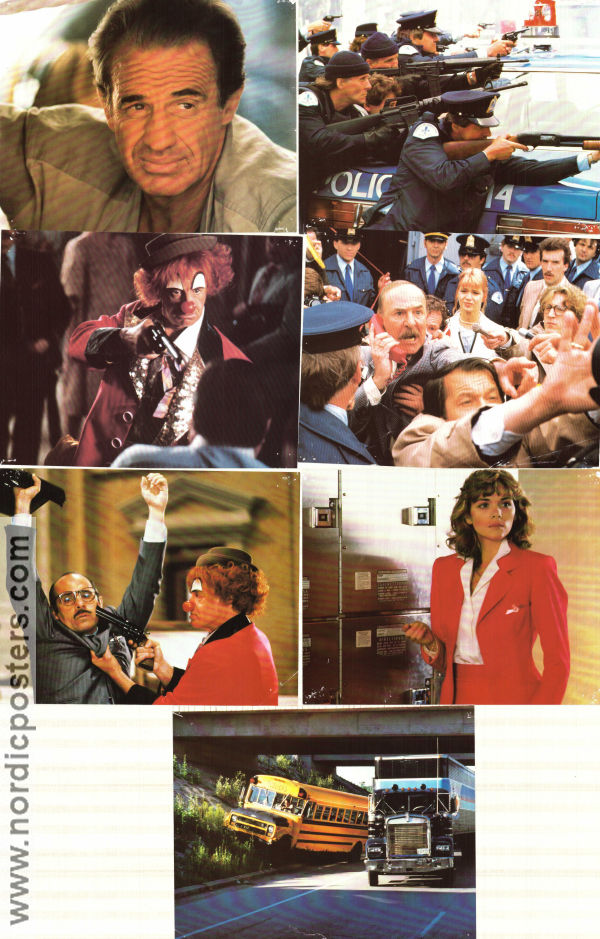 Hold-up 1985 lobbykort Jean-Paul Belmondo Kim Cattrall Guy Marchand Jacques Villeret