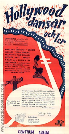 Hollywood dansar och ler 1944 poster Peggy Ryan Musikaler