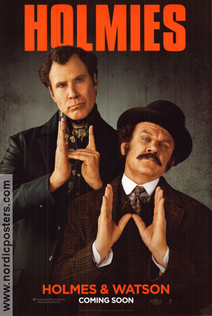 Holmes and Watson 2018 poster Will Ferrell John C Reilly Ralph Fiennes Etan Cohen Poliser