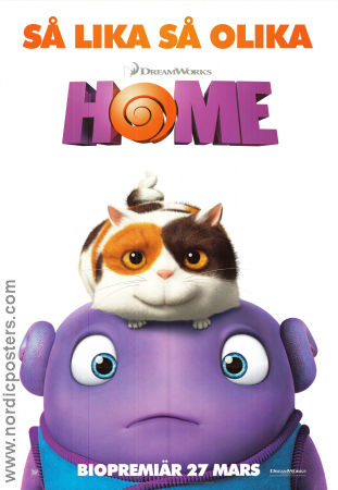 Home 2015 poster Jim Parsons Tim Johnson Animerat