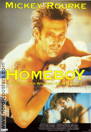 Homeboy 1988 poster Mickey Rourke Christopher Walken Debra Feuer Michael Seresin Boxning