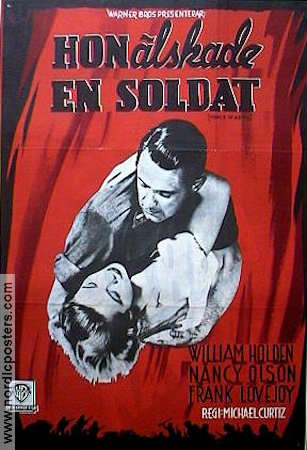 Hon älskade en soldat 1952 poster William Holden Nancy Olson Michael Curtiz