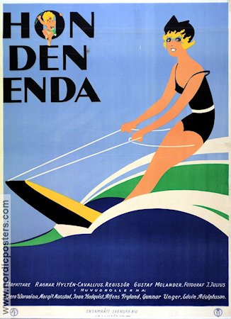 Hon den enda 1927 poster Vera Woronina