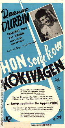 Hon som kom köksvägen 1943 poster Deanna Durbin Franchot Tone Frank Borzage