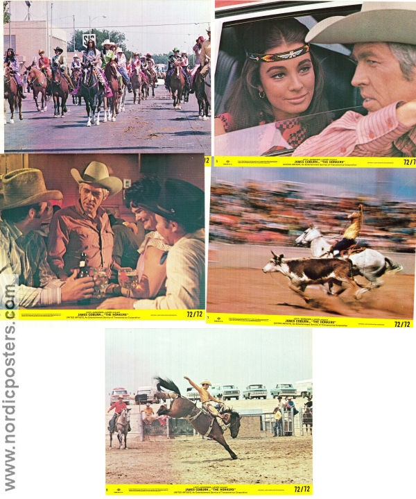 The Honkers 1972 lobbykort James Coburn Lois Nettleton Slim Pickens Steve Ihnat