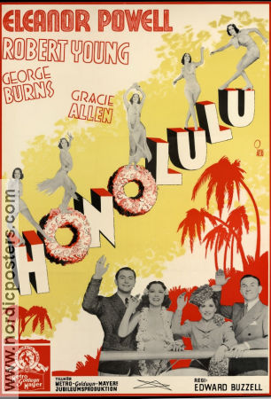 Honolulu 1939 poster Eleanor Powell Robert Young Edward Buzzell