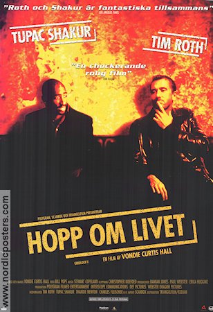 Hopp om livet 1997 poster Tupac Shakur Tim Roth Thandiwe Newton Vondie Curtis-Hall