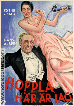 Hoppla här är jag 1932 poster Hans Albers Käthe von Nagy Hans Hinrich