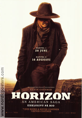 Horizon: An American Saga 2024 poster Sienna Miller Sam Worthington Jena Malone Kevin Costner