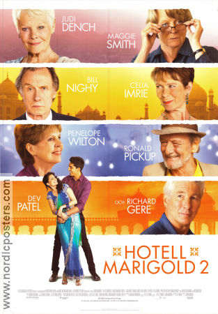 Hotell Marigold 2 2015 poster Judi Dench Maggie Smith Bill Nighy John Madden
