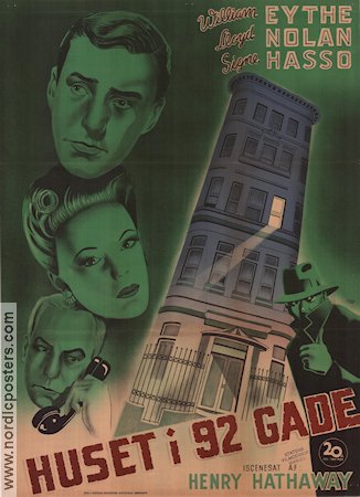 The House on 92nd Street 1945 poster William Eythe Signe Hasso