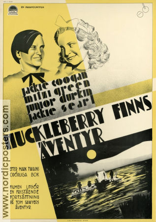 Huckleberry Finns äventyr 1931 poster Jackie Coogan Mitzi Green Norman Taurog