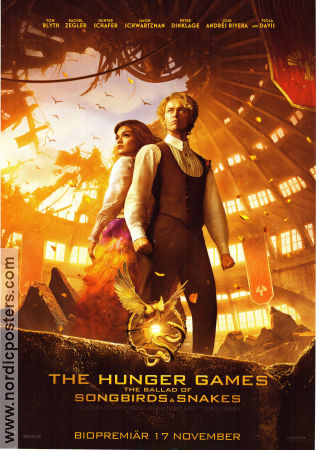 The Hunger Games: The Ballad of Songbirds and Snakes 2023 poster Dexter Sol Ansell Rosa Gotzler Clemens Schick Francis Lawrence