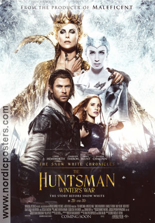 The Huntsman Winter´s War 2016 poster Chris Hemsworth Jessica Chastain Charlize Theron Cedric Nicolas-Troyan