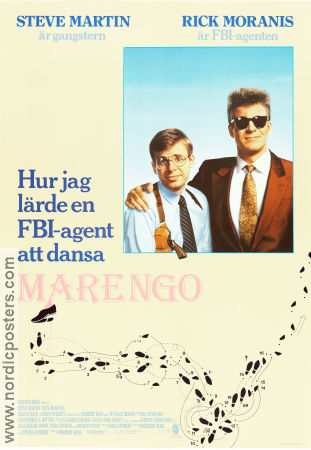 Hur jag lärde en FBI-agent att dansa Marengo 1992 poster Steve Martin Rick Moranis Joan Cusack Herbert Ross Dans Poliser