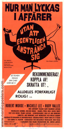 Hur man lyckas i affärer utan att egentligen anstränga sig 1967 poster Robert Morse Rudy Vallee David Swift