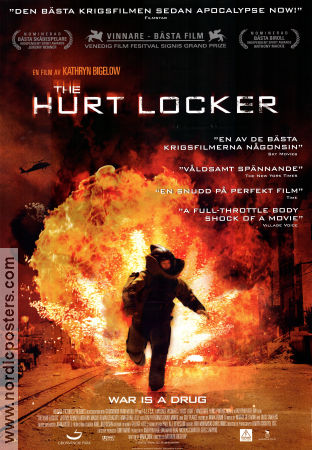 The Hurt Locker 2008 poster Jeremy Renner Anthony Mackie Brian Geraghty Kathryn Bigelow Krig Brand