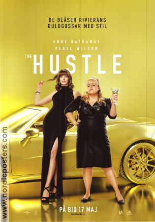 The Hustle 2019 poster Anne Hathaway Rebel Wilson Alex Sharp Chris Addison