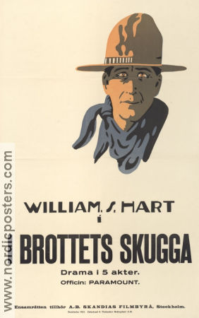 I brottets skugga 1920 poster Ann Little William S Hart