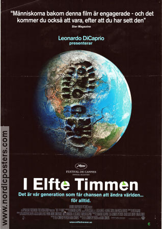I elfte timmen 2007 poster Leonardo DiCaprio Leila Conners Dokumentärer