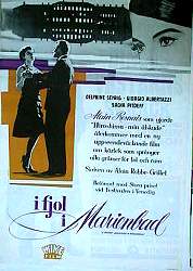 I fjol i Marienbad 1961 poster Delphine Seyrig Alain Resnais