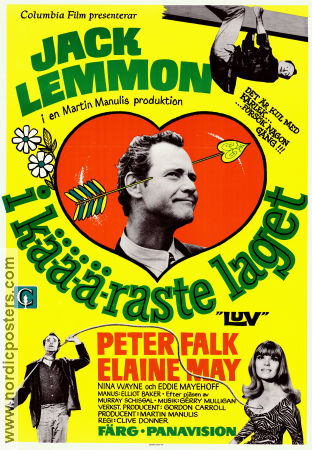 I käääraste laget 1967 poster Jack Lemmon Peter Falk Elaine May Clive Donner