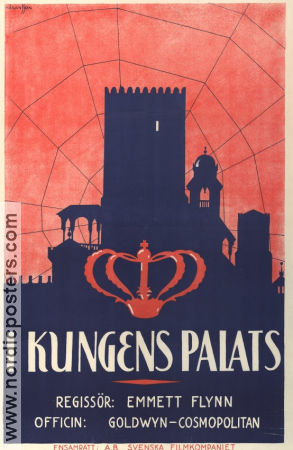 I kungens palats 1923 poster Blanche Sweet Edmund Lowe Emmett J Flynn