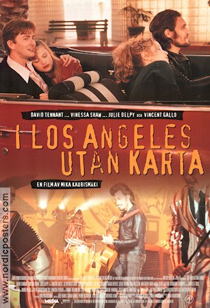 I Los Angeles utan karta 1999 poster Tony Peers Steve Huison David Tennant Mika Kaurismäki Finland Rock och pop