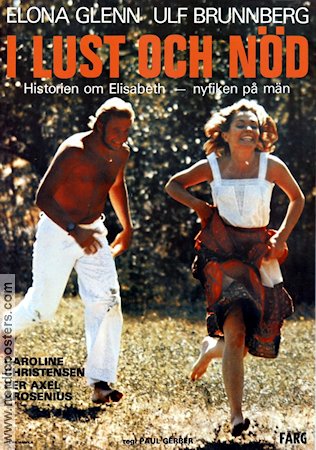 I lust och nöd 1976 poster Ulf Brunnberg Elona Glenn