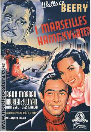 I Marseilles hamnkvarter 1938 poster Wallace Beery Frank Morgan James Whale