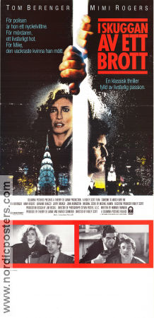 I skuggan av ett brott 1987 poster Tom Berenger Mimi Rogers Lorraine Bracco Ridley Scott