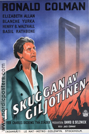 I skuggan av giljotinen 1935 poster Ronald Colman Elizabeth Allan Jack Conway