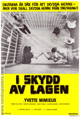 I skydd av lagen 1976 poster Yvette Mimieux Tommy Lee Jones Lisa Copeland Michael Miller Poliser