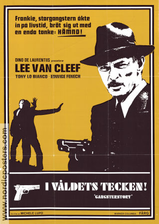 I våldets tecken 1973 poster Lee Van Cleef Tony Lo Bianco Edwige Fenech Michele Lupo Maffia