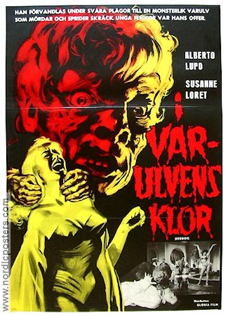 I varulvens klor 1963 poster Alberto Lupo