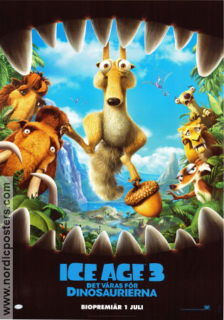 Ice Age 3 2009 poster Ray Romano Carlos Saldanha Animerat