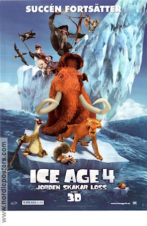 Ice Age 4 2011 poster Animerat