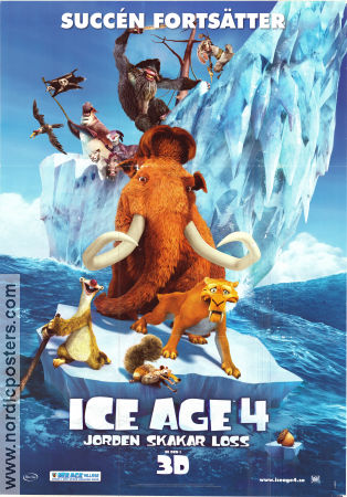 Ice Age 4 2012 poster Ray Romano Steve Martino Animerat