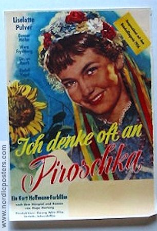 Ich denke oft an Piroschka 1955 poster Liselotte Pulver