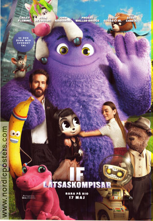 IF låtsaskompisar 2024 poster Cailey Fleming John Krasinski Animerat