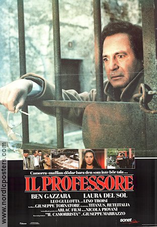 Il professore 1985 poster Ben Gazzara Laura del Sol Leo Gullotta Giuseppe Tornatore Maffia