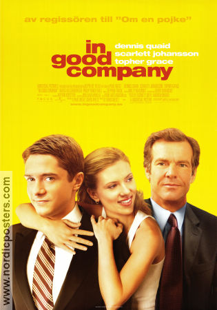 In Good Company 2004 poster Dennis Quaid Scarlett Johansson Topher Grace Paul Weitz