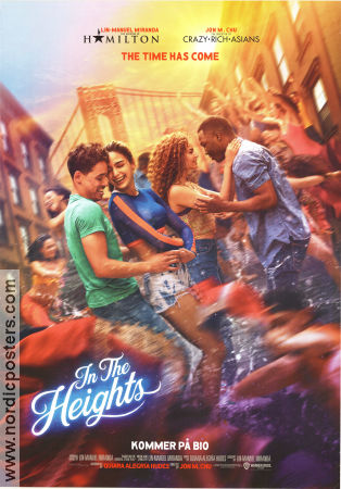 In the Heights 2021 poster Anthony Ramos Corey Hawkins Leslie Grace Jon M Chu Musikaler